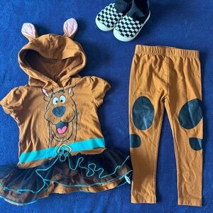 Scooby-Doo Costume Set with Hoodie and Leggings